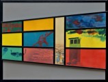 Novemberlin 1989, mixed media, 100x77 cm